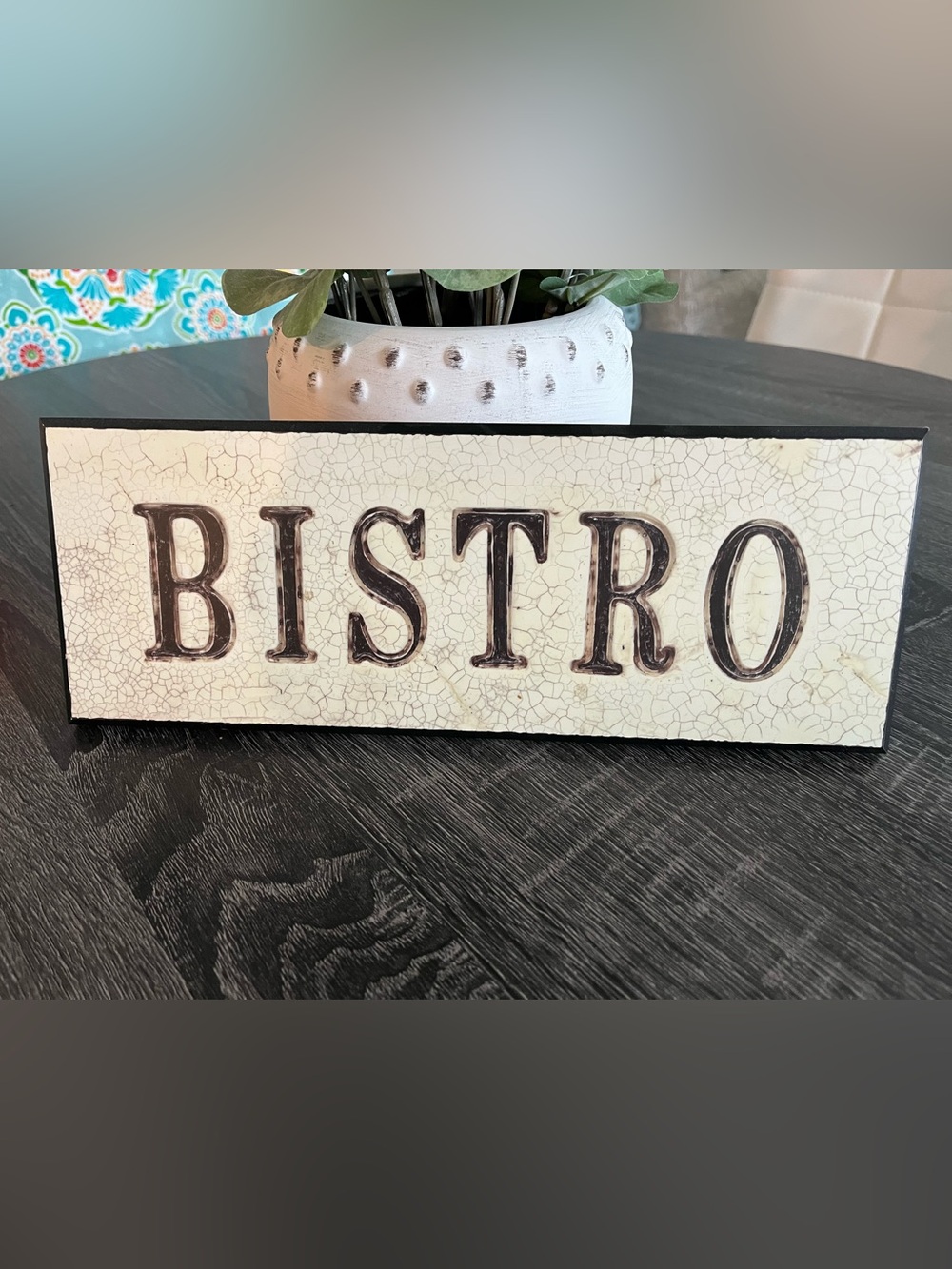 Wooden Bistro Sign 12”x4.5”